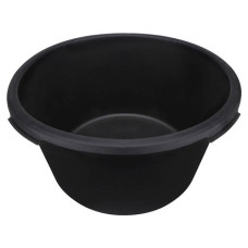 Миска будівельна прорез П-агро чорна круг 90л 19293