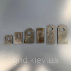 Вухо до навісного замка пряме 40х80