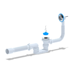 Сифон ванна нерж Аніпласт Е156 40/50+коліно