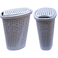 Корзина для білизни 42л 2130 сір/біл 79815