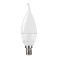 Лед-лампа Velmax 8W Е14 свіча 4100К 21-13-36 68675