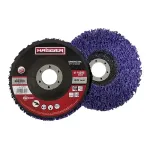 Круг зачисний вспінен. абразив д125мм Haisser 35116
