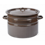 Бак 16л з кришкою емальований