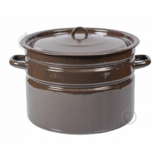 Бак 16л з кришкою емальований