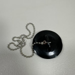 Пробка в ванну чорна А-297