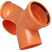 Коліно оранж. каналізаційне д110 45* 27186 Україна