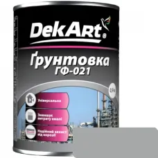 Грунтовка ГФ-021 сіра DekArt Україна 0,9кг(р)