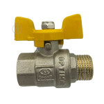 Кран-газ в-з 1/2 метелик ГРОСС 7-витковий 28037