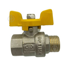 Кран-газ в-з 1/2 метелик ГРОСС 7-витковий 28037