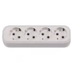 Колодка Люксел з/з 4 гнізда 7151