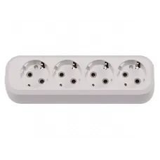 Колодка Люксел з/з 4 гнізда 7151