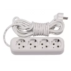 Подовжувач Люксел 3м 4 гнізда 68435