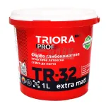 Фарба в/е Тріора інтер'єрна глибокоматова латексна 1л 33778 ЗІП Україна