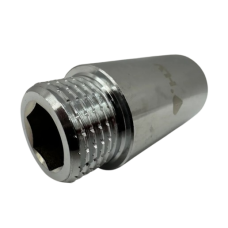 Подовжувач різьби 1/2х10мм хром 27654