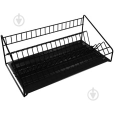 Сушка для посуду чорна 60см 1-яр. СП-16123 79846