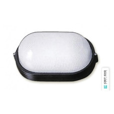 Світильник скло-метал чорний E27 60-75W 215х100х80 36-93-11/14