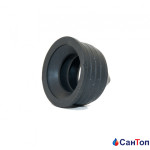 Манжет сантехнічний 50/40 чорнийсиній 27077