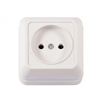 Розетка одинарна накладна Luxel 2001