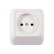 Розетка одинарна накладна Luxel 2001