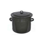 Бак 40л з кришкою емальований 152025