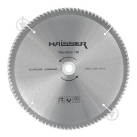 Диск пильний 255х30 96 зуб по алюмін. Haisser 390679