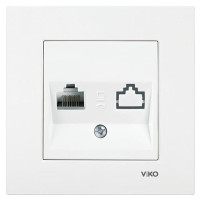 Розетка комп одинарна Viko Karre 87039