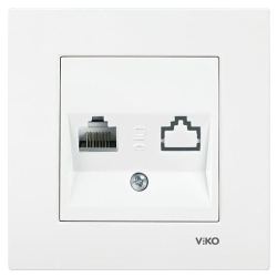 Розетка комп одинарна Viko Karre 87039