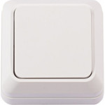 Вимикач накладний одинарний Luxel 2002 87085