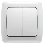 Вимикач врізний подвійний Q-MAX 502