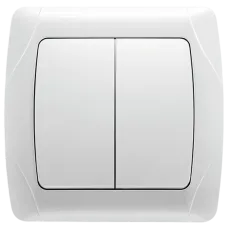 Вимикач врізний подвійний Q-MAX 502