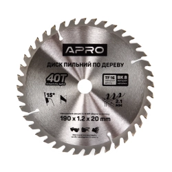 Диск пильний 190х40Tх20 APRO 390436