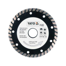 Диск алмазний Yato Турбо 125х8,0мм h-2.6мм YT-6023