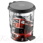 Відро для сміття 6л з педаллю Decor D-011 151513