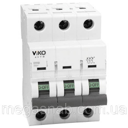 Автоматичний вимикач 3Р 25А VIKO 81030
