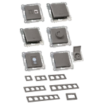 Механізм вимикача 2кл. 10А RITA Mutlusan графіт 47-06-32 87224