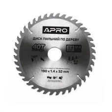 Диск пильний 190х40Tх32 APRO 390297