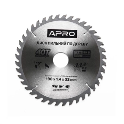 Диск пильний 190х40Tх32 APRO 390297