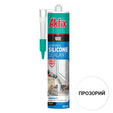 Герметик силікон Акфікс 325гр 100Е прозорий