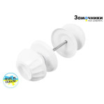 Ручка дверна Зефір біла/мідь 47080