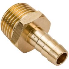 Перехід гайка штуцер 1/2з х д14 латунь/нерж