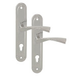 Ручка дверна  Кедр на планці 85.0423 CP 47049