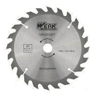 Диск пильний Werk 185х20 24зуб. по дереву 390294