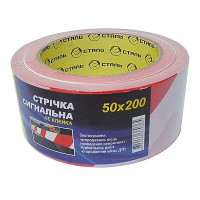 Стрічка сигнальна 50ммх200м Сталь 35199