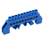 Нульова шина на дін-рейку 4отв. без ізоляції 390942