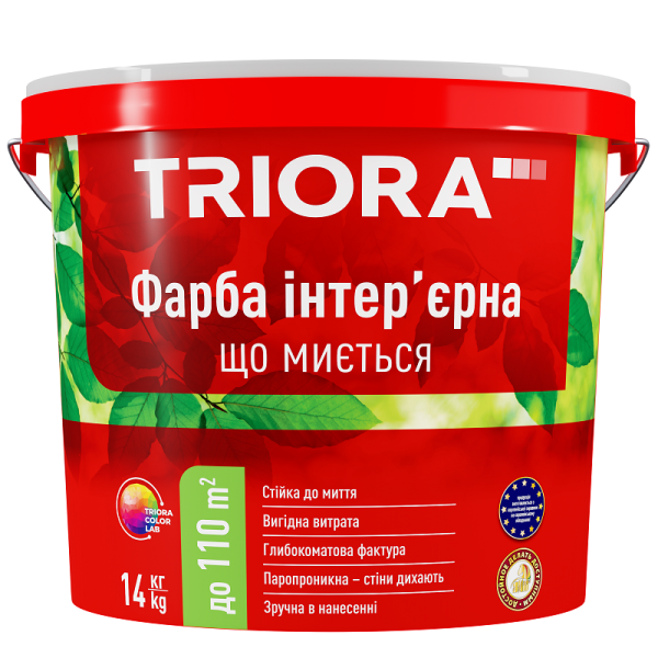 Фарба в/е Тріора інтер'єрна 7кг що миється 33844 ЗІП Україна