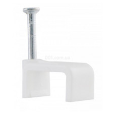 Скоба для плоского провода №10 уп