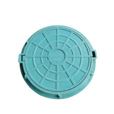 Люк каналізаційний круглий зелений 4,5т Воюс 27707 Україна