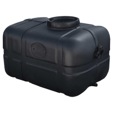 Бак для душа чорний 125л прямокутн.