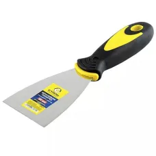 Шпатель нерж двохкомпонент ручка 65мм Сталь 95086