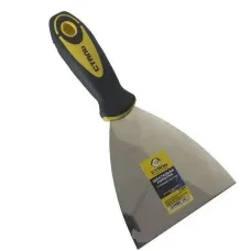 Шпатель нерж двохкомпонент ручка 75мм Сталь 95085